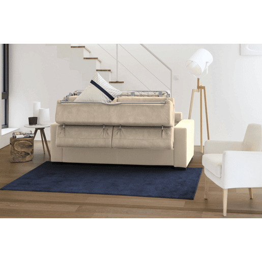 Sofá cama com península de tecido Sofá cama com península de tecido