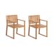 Beliani Silla de jardín SASSARI II Beliani Silla de jardín SASSARI II Madera Clara
