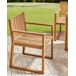 Beliani Silla de jardín SASSARI II Beliani Silla de jardín SASSARI II Madera Clara