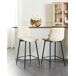 Beliani Silla de bar DUBROVNIK Beliani Silla de bar DUBROVNIK Beige