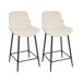 Beliani Silla de bar DUBROVNIK Beliani Silla de bar DUBROVNIK Beige