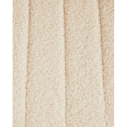 Conjunto de 2 bancos de bar DUBROVNIK Bouclé Creme claro