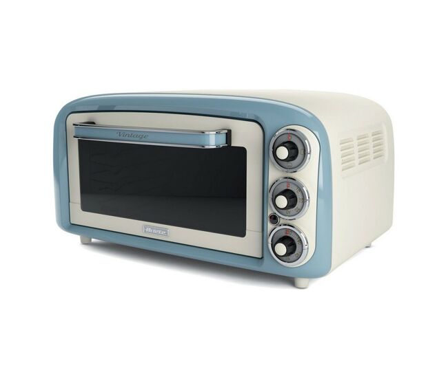 Mini horno eléctrico ariete 979 blanco - azul