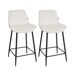 Beliani Silla de bar DUBROVNIK Beliani Silla de bar DUBROVNIK Beige