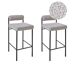 Beliani Silla de bar AMAYA Beliani Silla de bar AMAYA Crema