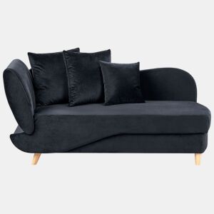 Beliani Chaise longue à esquerda Veludo MERI