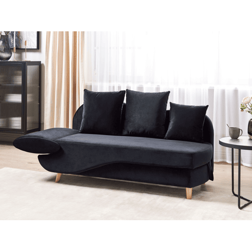 Beliani Chaise longue à esquerda Veludo MERI Beliani Chaise longue à esquerda Veludo MERI