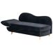Beliani Chaise longue izquierdo Terciopelo MERI Beliani Chaise longue izquierdo Terciopelo MERI Negro