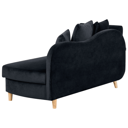 Beliani Chaise longue à esquerda Veludo MERI Beliani Chaise longue à esquerda Veludo MERI