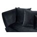 Beliani Chaise longue izquierdo Terciopelo MERI Beliani Chaise longue izquierdo Terciopelo MERI Negro