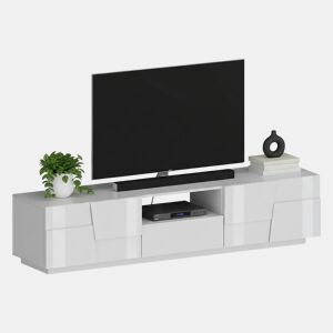 Móvel tv com efeito madeira