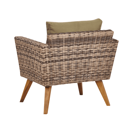 Beliani Conjunto lounge Ratan sintético VITTORIA XL
