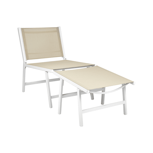 Cadeira de jardim MARCEDDI Metal BrancoCreme