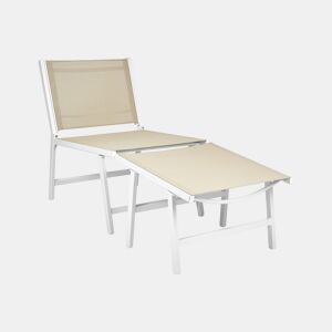 Cadeira de jardim MARCEDDI Metal BrancoCreme