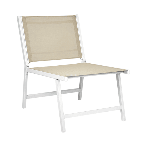 Cadeira de jardim MARCEDDI Metal BrancoCreme