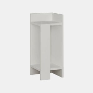 Mesa de cabeceira com efeito madeira