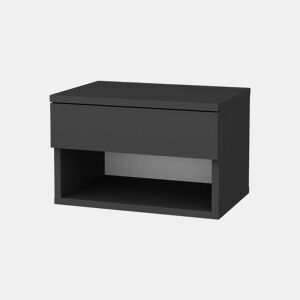 Mesa de cabeceira com efeito madeira