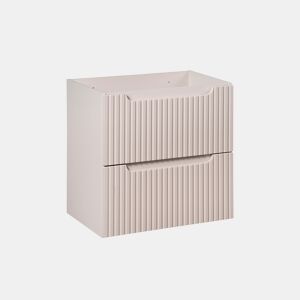 Móvel sob lavatório 60cm 2 gavetas Riva Caxemira
