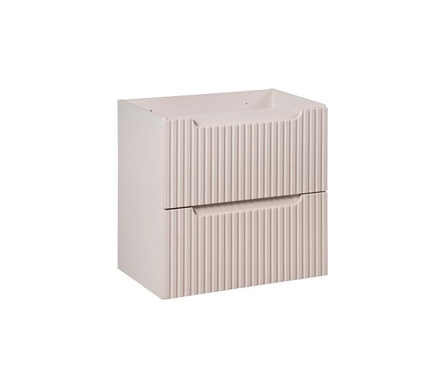 Mueble bajo lavabo 60cm 2 cajones riva cachemira