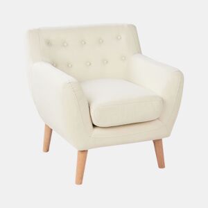 Poltrona MOTALA Tecido Creme claro
