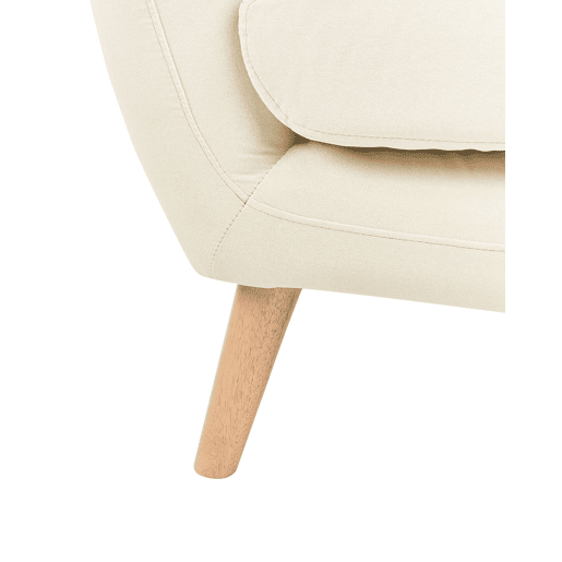 Poltrona MOTALA Tecido Creme claro