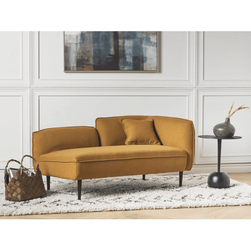 Beliani Chaise longue à direita Bouclé CHEVANNES