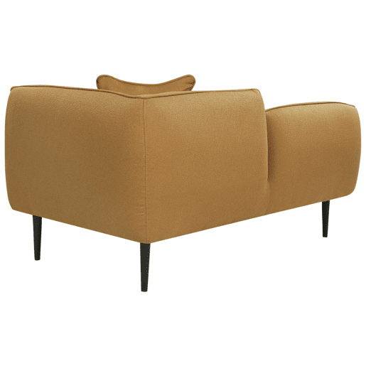 Beliani Chaise longue à direita Bouclé CHEVANNES