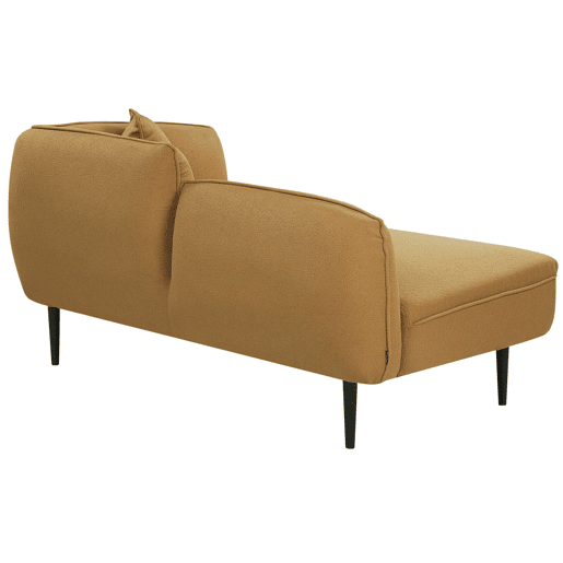 Beliani Chaise longue à direita Bouclé CHEVANNES