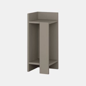 Mesa de cabeceira com efeito madeira
