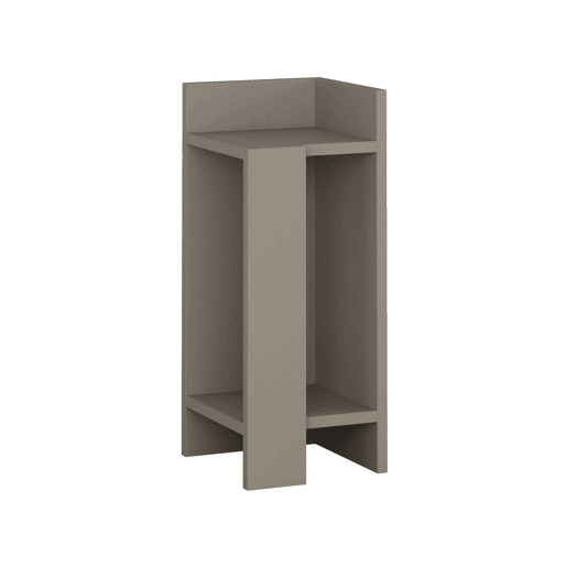 Mesa de cabeceira com efeito madeira