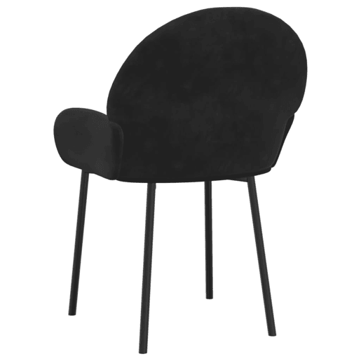 vidaXL Cadeiras de jantar 2 pcs veludo preto vidaXL Cadeiras de jantar 2 pcs veludo preto