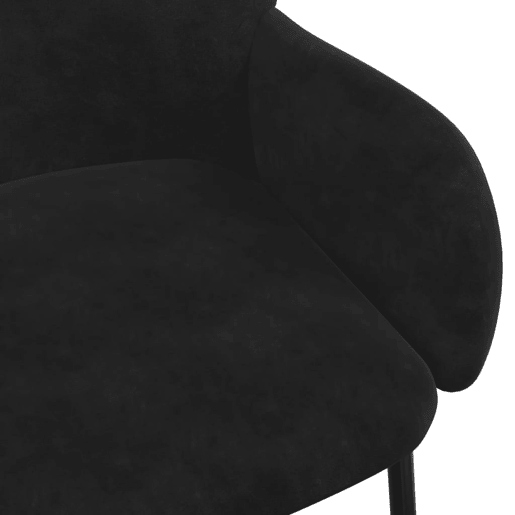 vidaXL Cadeiras de jantar 2 pcs veludo preto vidaXL Cadeiras de jantar 2 pcs veludo preto
