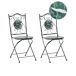 Beliani Silla de jardín COZZANA Beliani Silla de jardín COZZANA Negro
