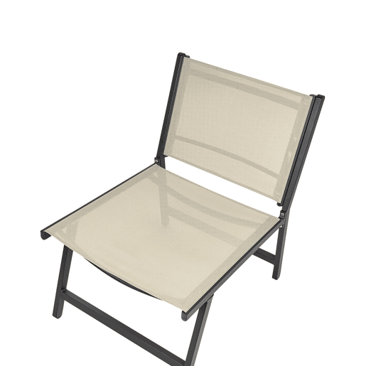 Cadeira de jardim MARCEDDI Metal Creme