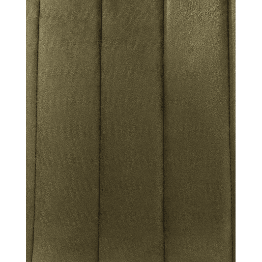Conjunto de 4 cadeiras de jantar KALISPELL Veludo Verde-oliva