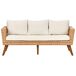Beliani Conjunto de jardín Ratán sintético VITTORIA XL Beliani Conjunto de jardín Ratán sintético VITTORIA XL Blanco/ Beige