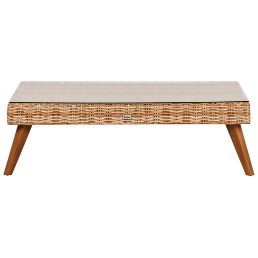 Beliani Conjunto lounge Ratan sintético VITTORIA XL