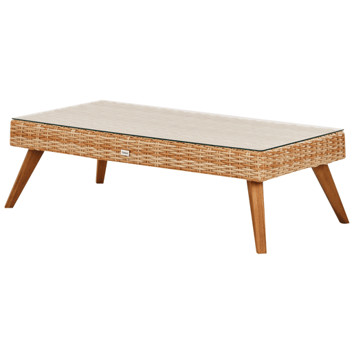 Beliani Conjunto lounge Ratan sintético VITTORIA XL