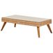 Beliani Conjunto de jardín Ratán sintético VITTORIA XL Beliani Conjunto de jardín Ratán sintético VITTORIA XL Blanco/ Beige