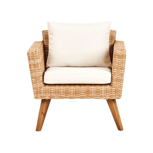 Beliani Conjunto lounge Ratan sintético VITTORIA XL