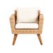 Beliani Conjunto de jardín Ratán sintético VITTORIA XL Beliani Conjunto de jardín Ratán sintético VITTORIA XL Blanco/ Beige