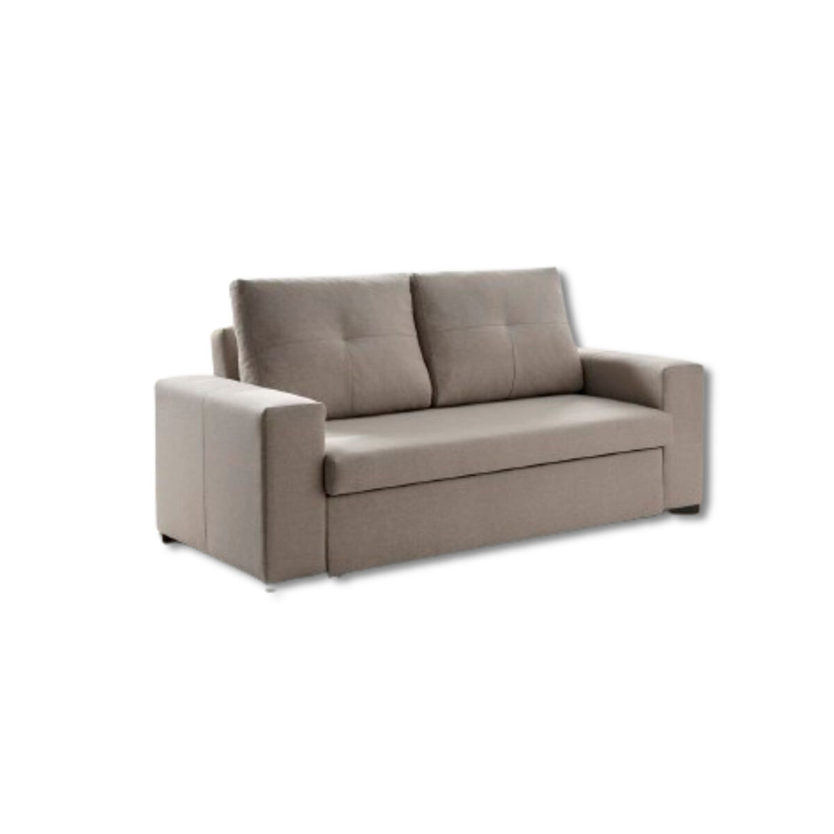 Sofá Cama Alta Gama 3 Plazas Capri Gris