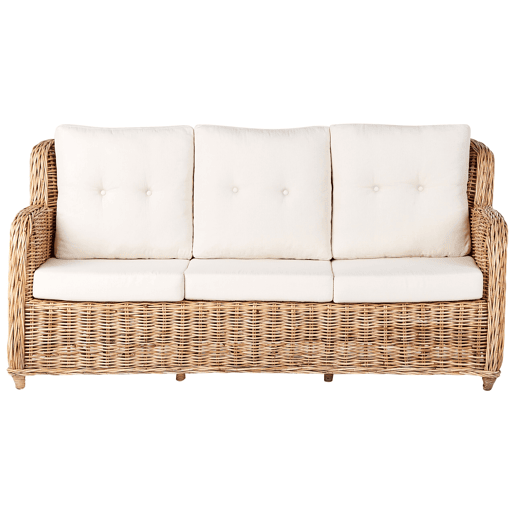 Beliani Conjunto lounge Rattanvime ALESSANO