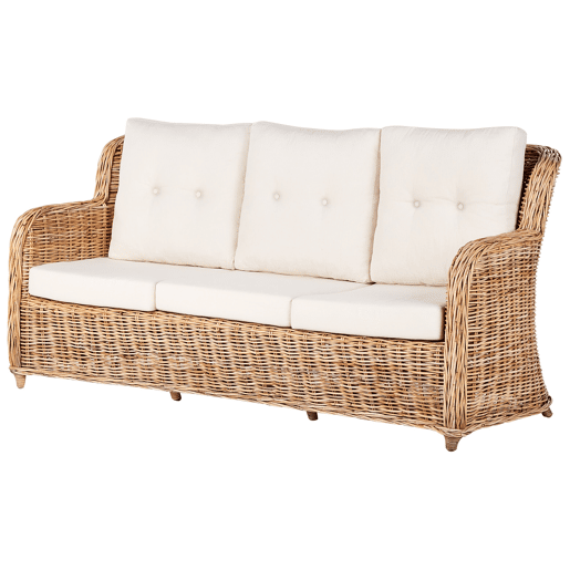Beliani Conjunto lounge Rattanvime ALESSANO