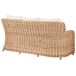 Beliani Conjunto de jardín Ratán ALESSANO Beliani Conjunto de jardín Ratán ALESSANO Natural/ Blanco