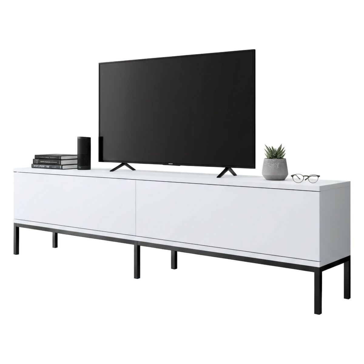 movel tv com efeito madeira