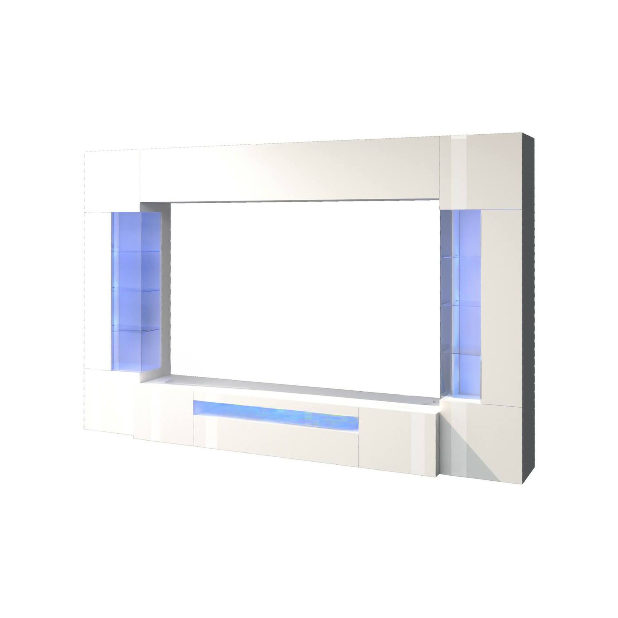 Mueble de salón multiusos con luz LED Dberard 290