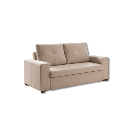 Sofá-cama de luxo Capri Bege de 3 lugares
