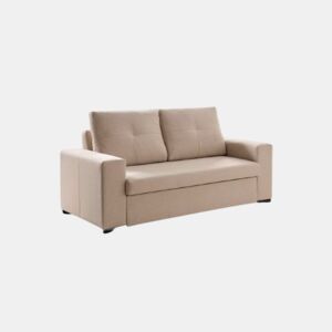 Sofá-cama de luxo Capri Bege de 3 lugares