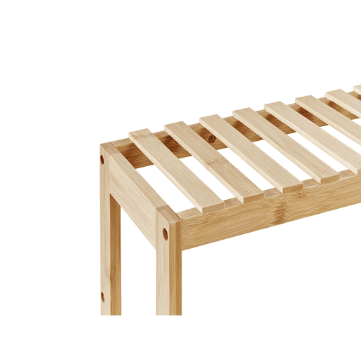 Estante com prateleiras PADUCAH Madeira de bambu Castanho claro
